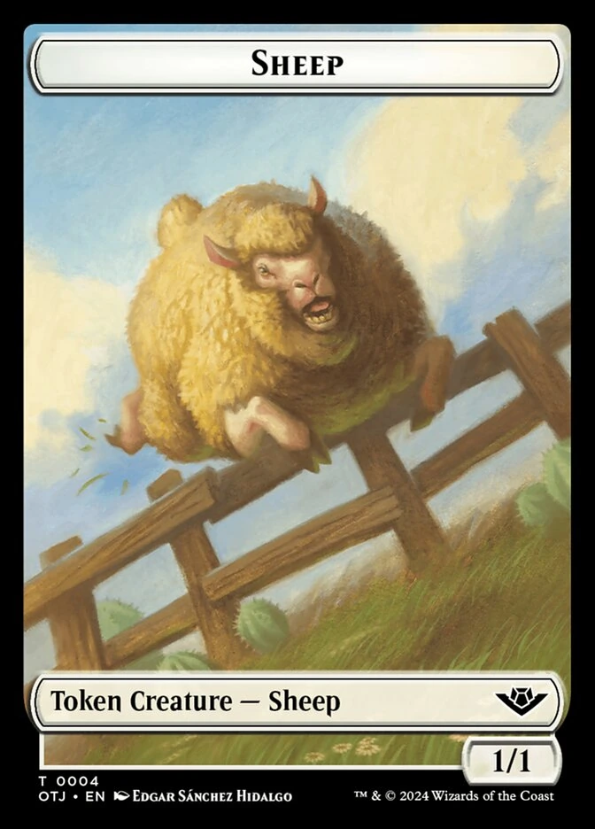 Sheep Token (White 1/1)