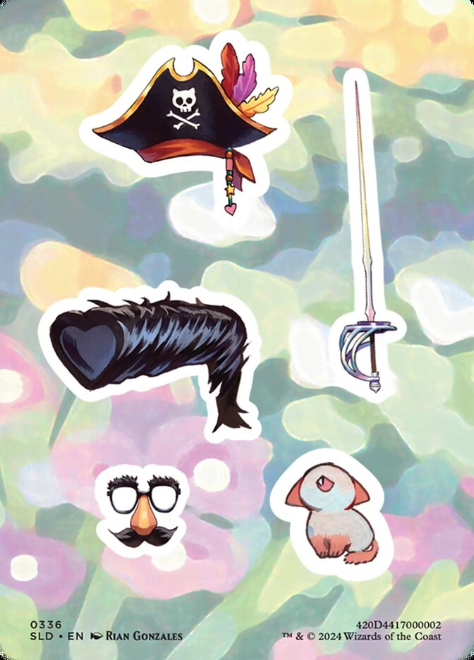 "Pick 'Em and Stick 'Em" Sticker Sheet 2
