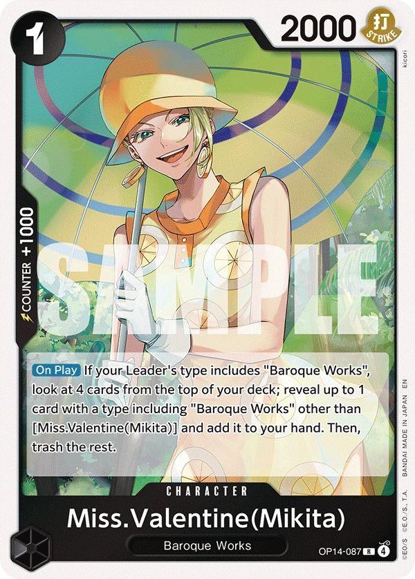 Miss.Valentine(Mikita) (OP14-087)
