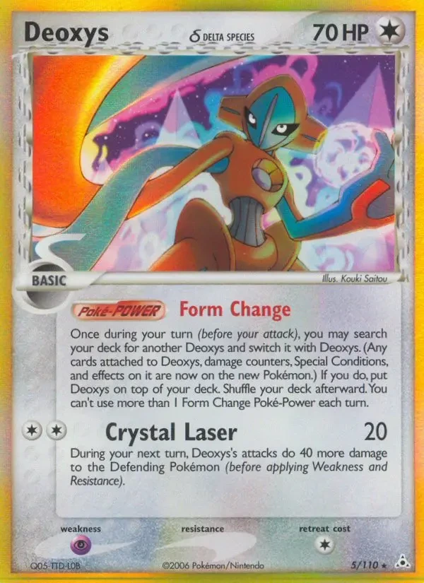 Deoxys δ Delta Species