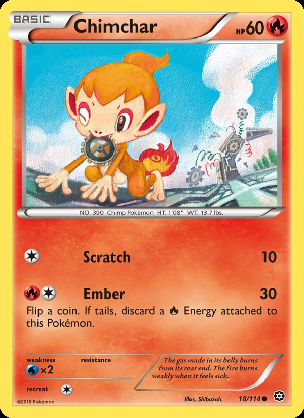 Chimchar Lv.8