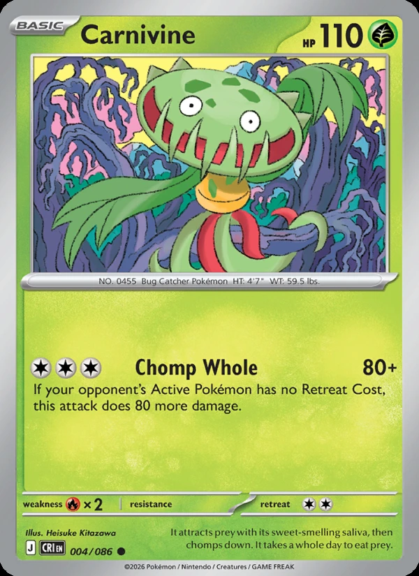 Carnivine Lv.32