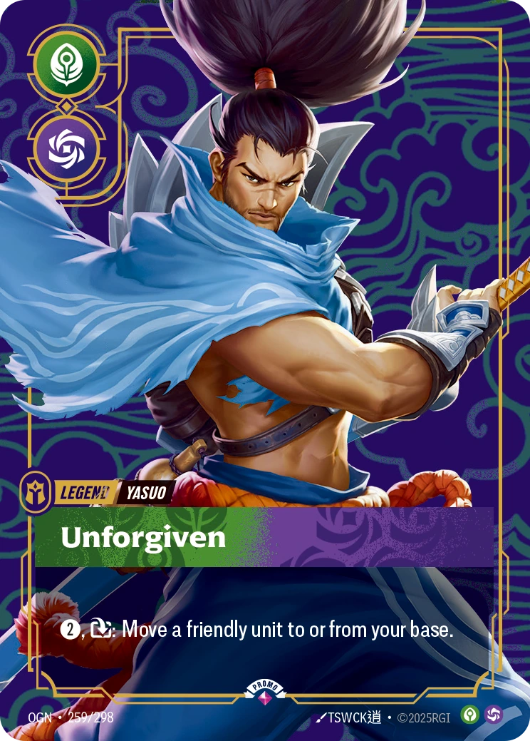 Yasuo, Unforgiven (V.1 - Rare)
