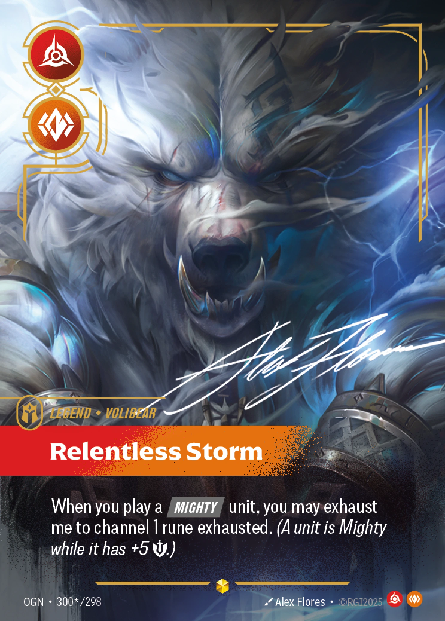 Volibear, Relentless Storm (V.3 - Signed Showcase)