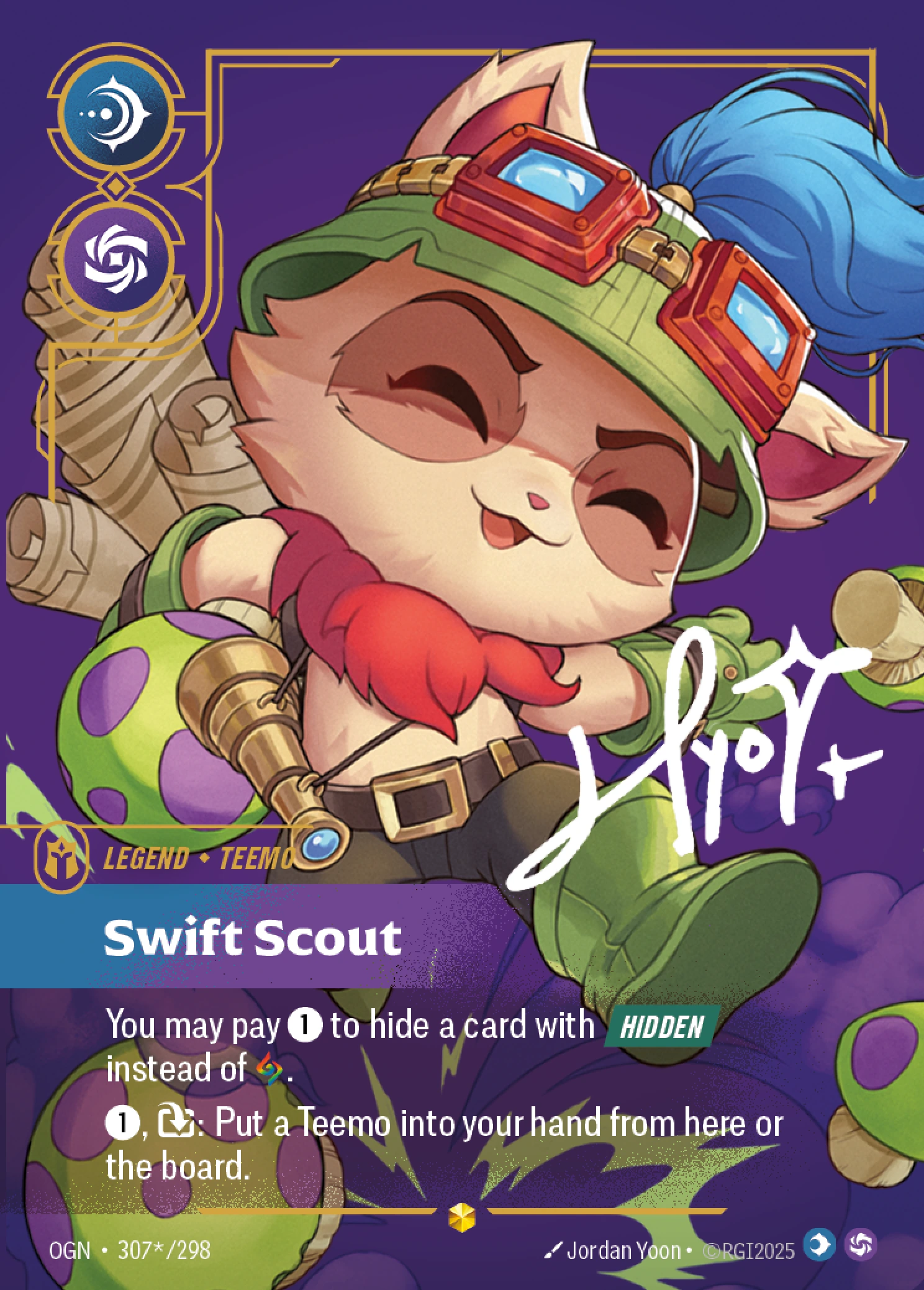 Teemo, Swift Scout (V.3 - Signed Showcase)