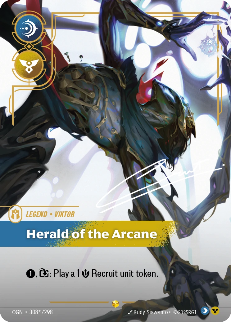 Viktor, Herald of the Arcane (V.3 - Signed Showcase)