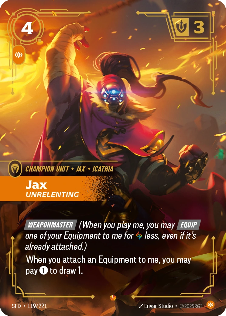 Jax, Unrelenting (V.1 - Epic)