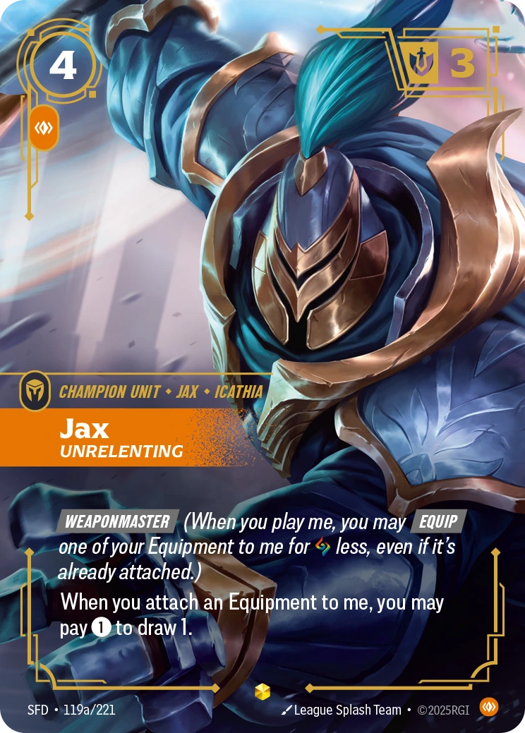 Jax, Unrelenting (V.2 - Showcase)