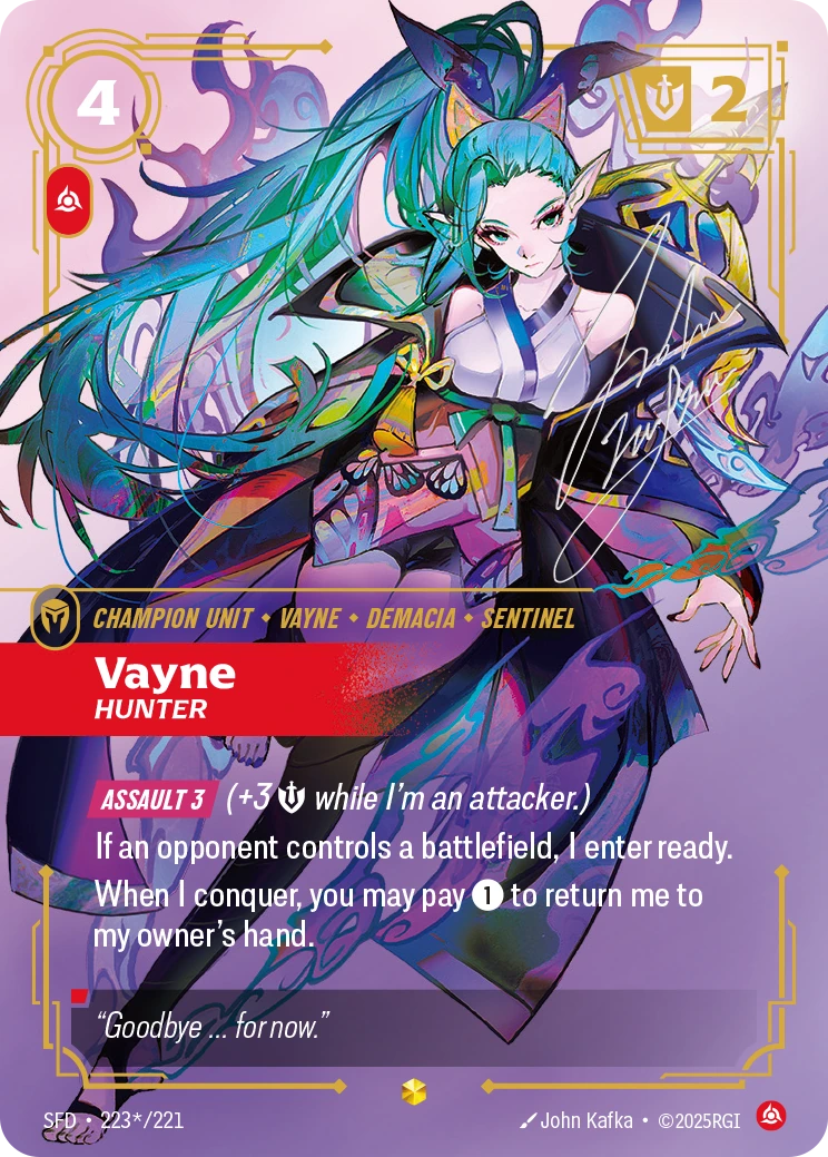 Vayne, Hunter (V.1 - Showcase)