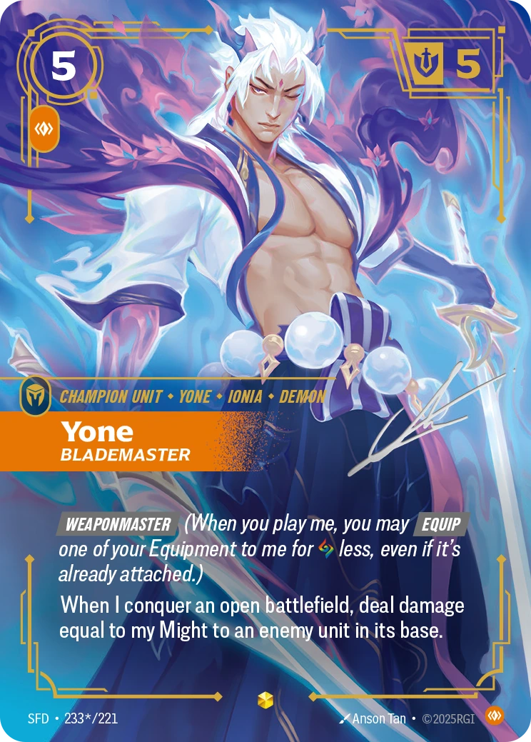 Yone, Blademaster (V.2 - Showcase)