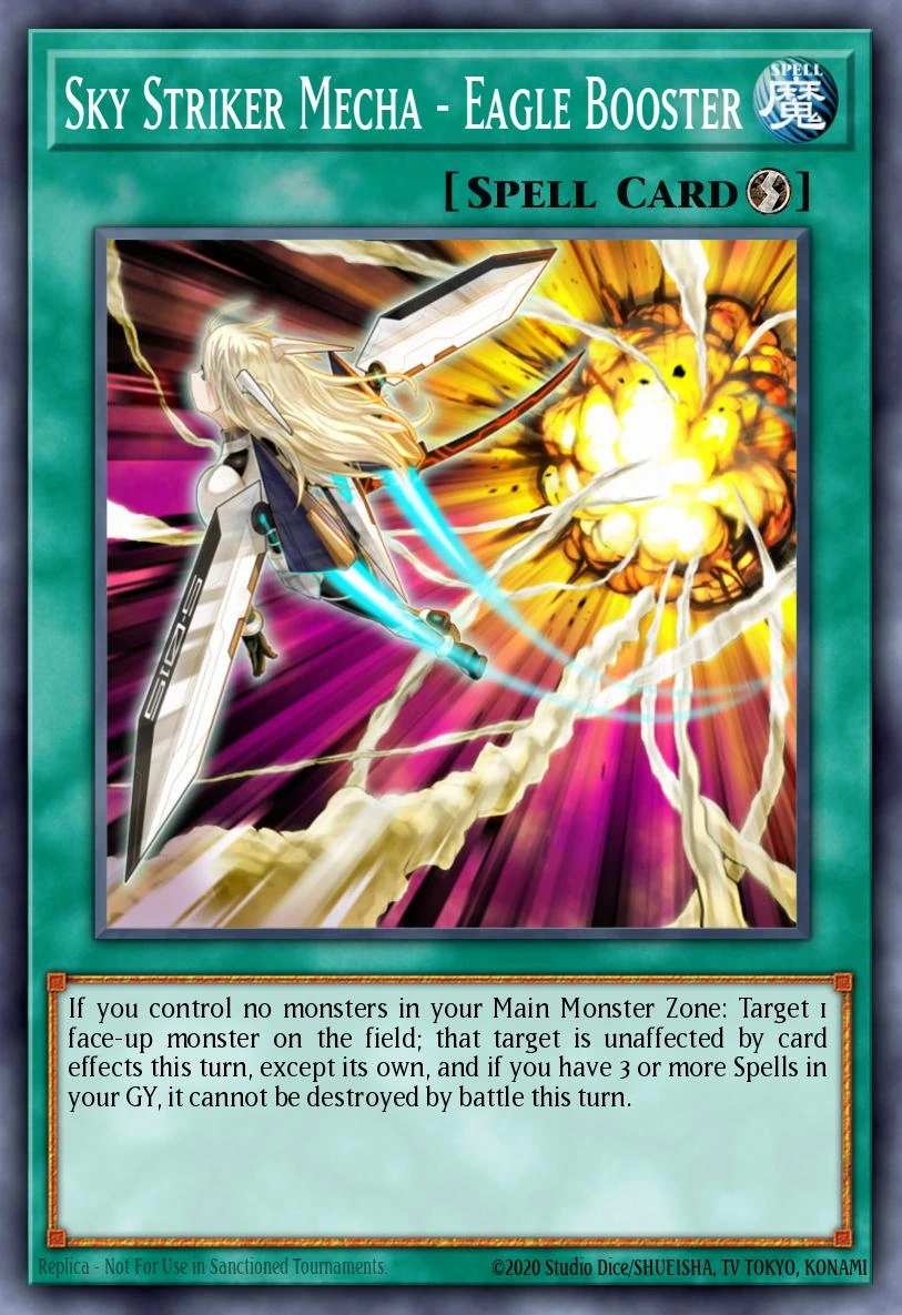 Sky Striker Mecha - Eagle Booster (V.1 - Common)