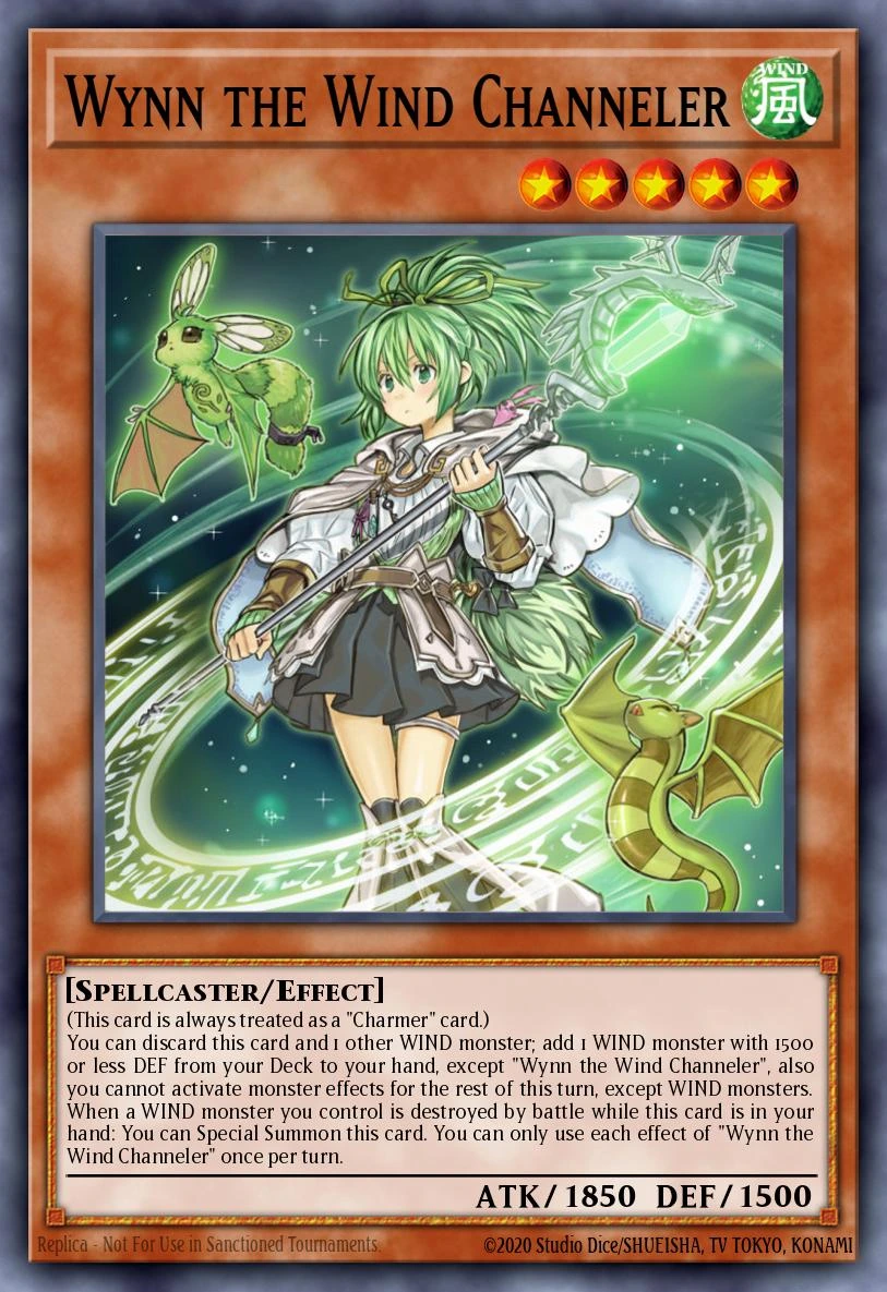 Wynn the Wind Channeler (V.4 - Platinum Secret Rare)