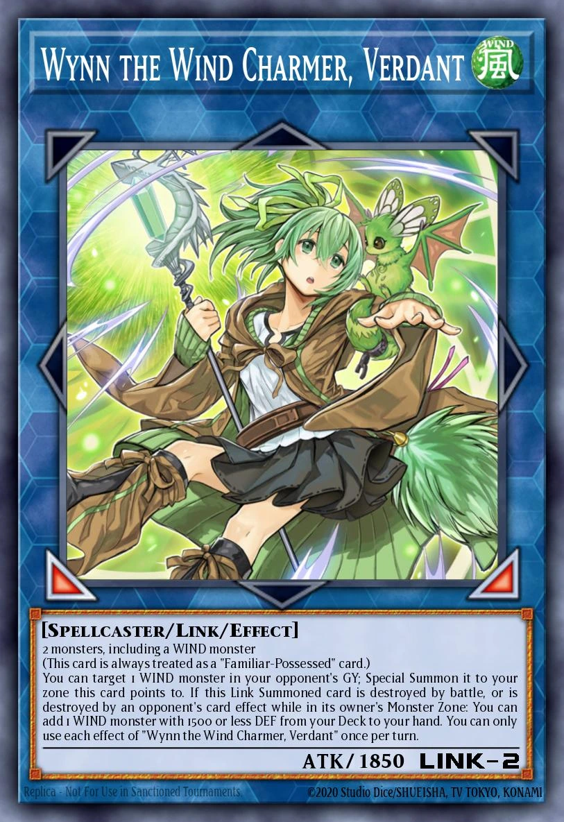 Wynn the Wind Charmer, Verdant (V.4 - Platinum Secret Rare)