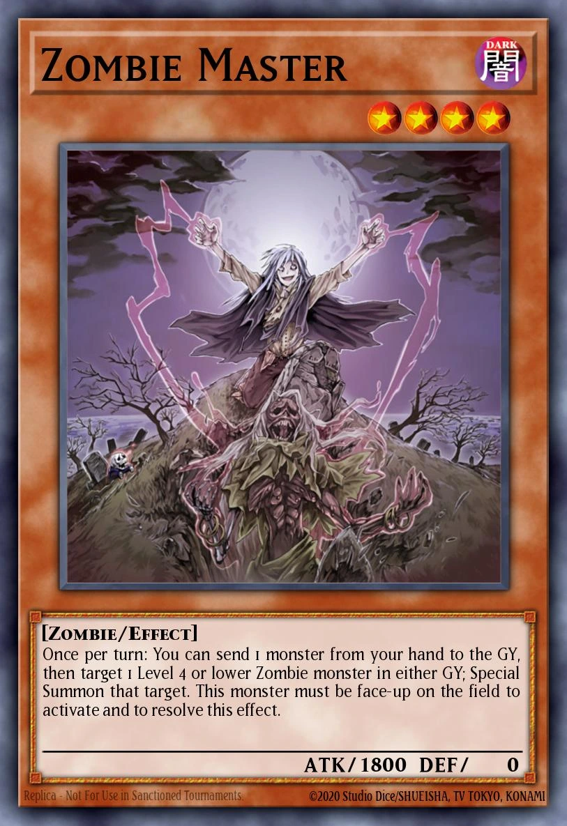 Zombie Master (V.1 - Platinum Secret Rare)