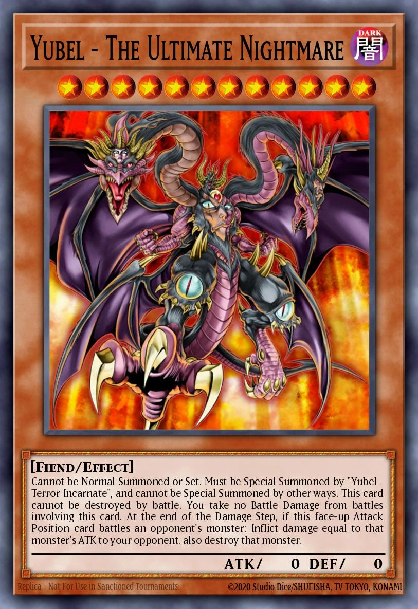 Yubel - The Ultimate Nightmare (V.1 - Platinum Secret Rare)