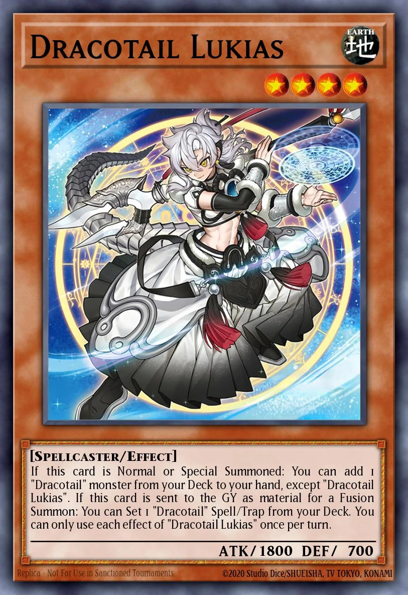 Dracotail Lukias (V.2 - Secret Rare)