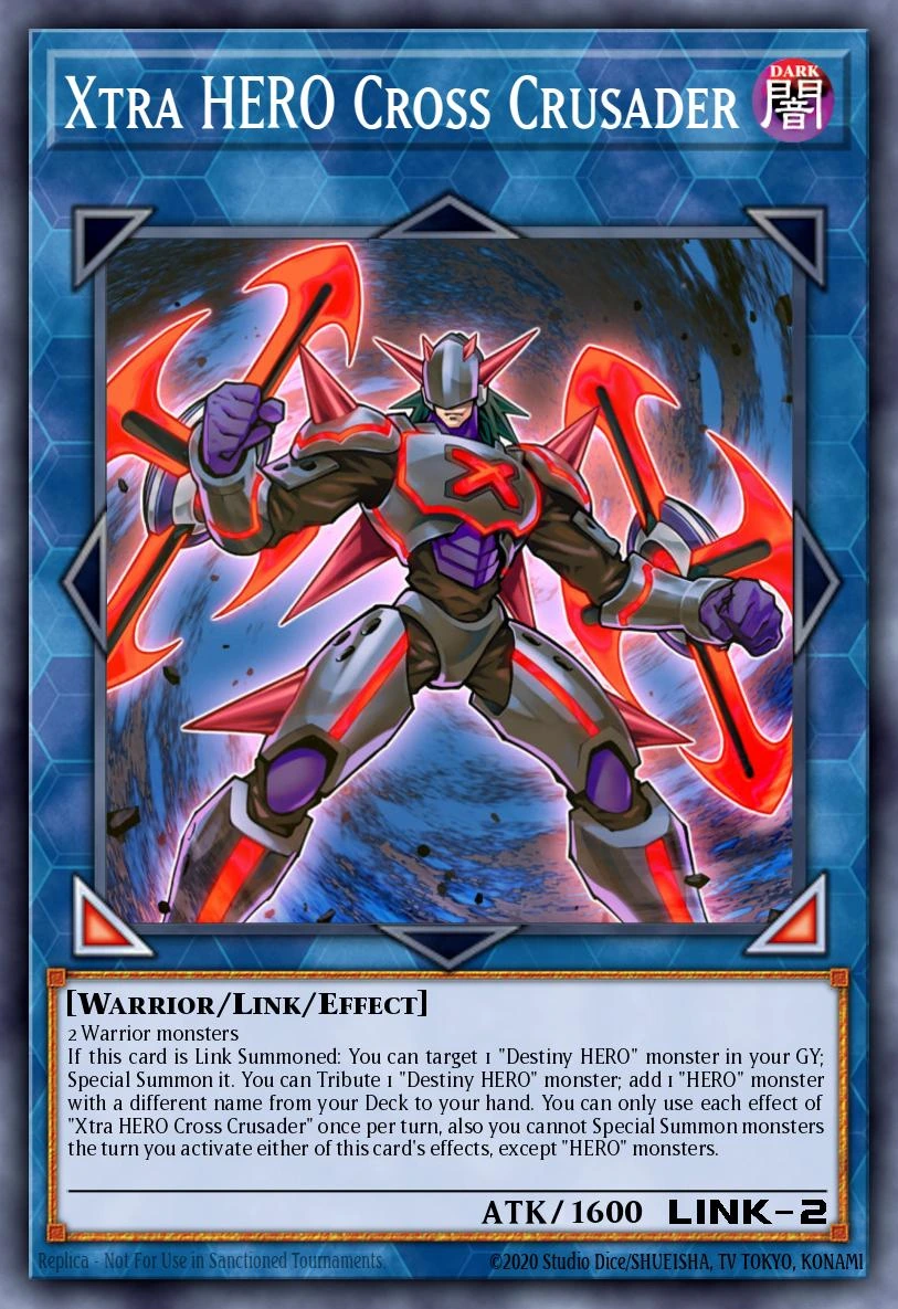 Xtra HERO Cross Crusader (V.4 - Platinum Secret Rare)