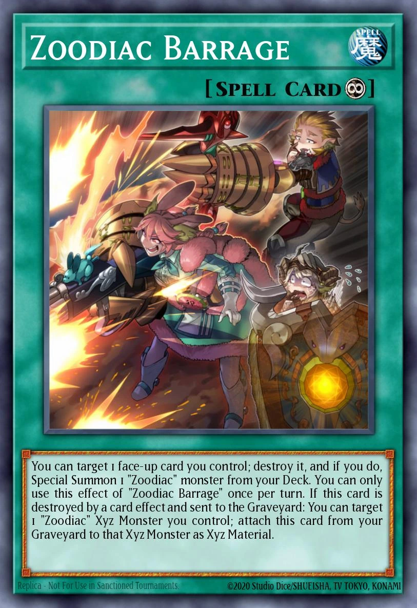 Zoodiac Barrage (V.4 - Platinum Secret Rare)