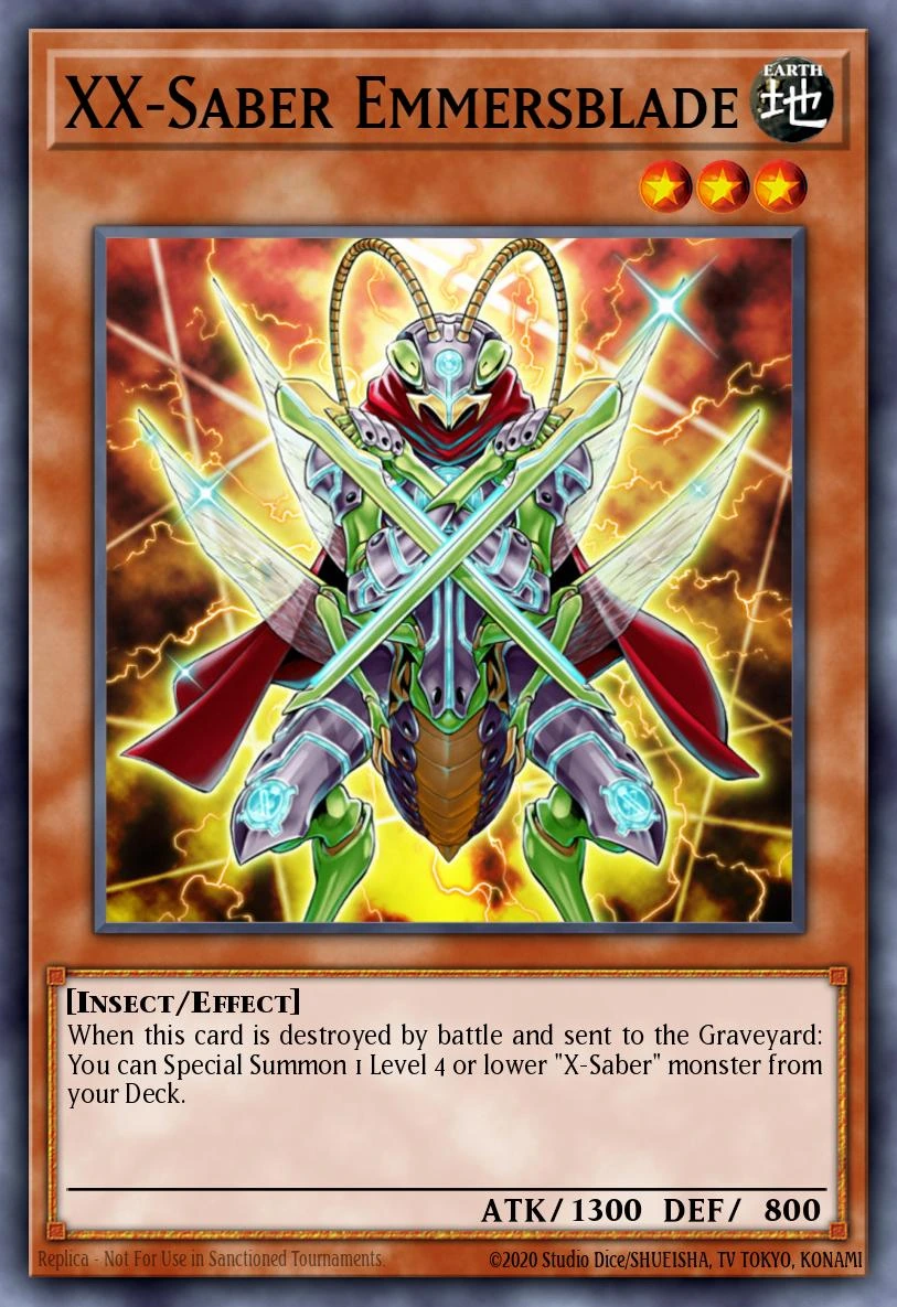XX-Saber Emmersblade (V.1 - Platinum Secret Rare)