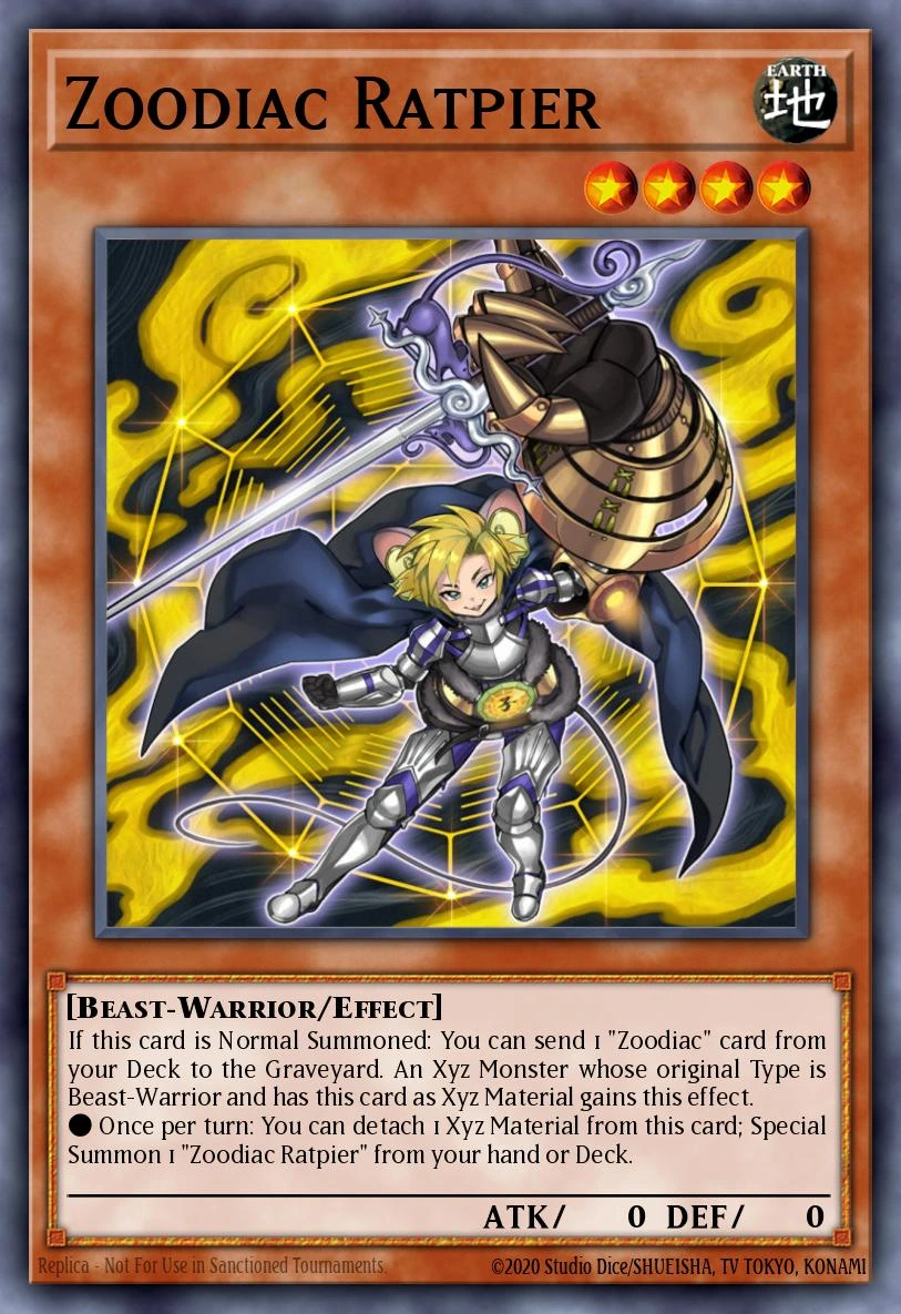 Zoodiac Ratpier (V.1 - Platinum Secret Rare)