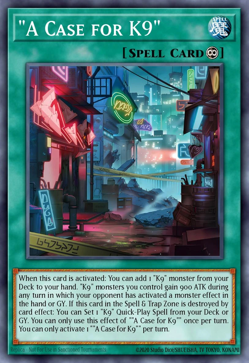 "A Case for K9" (V.1 - Super Rare)